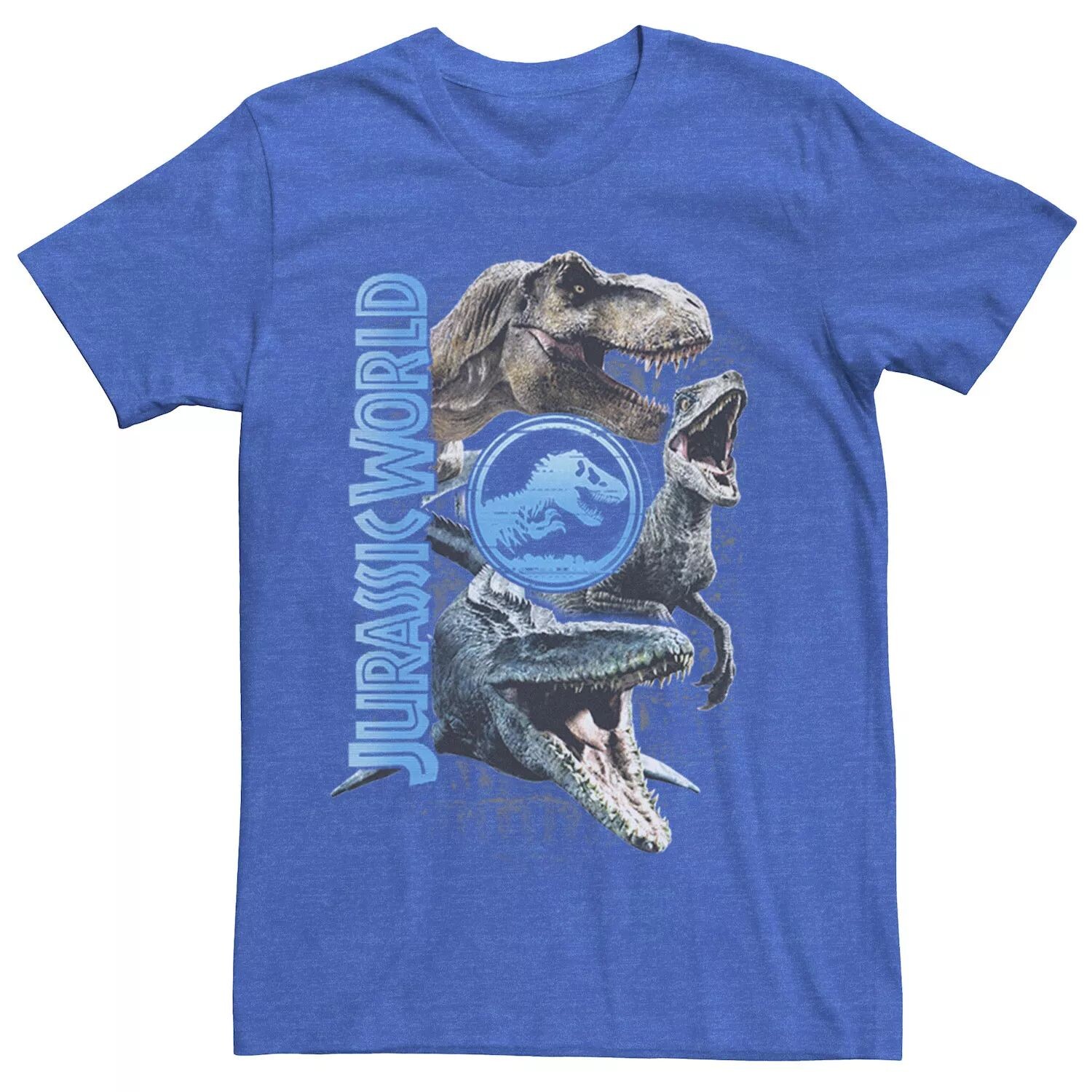 

Мужская футболка с логотипом Jurassic World Two Dinosaur Licensed Character