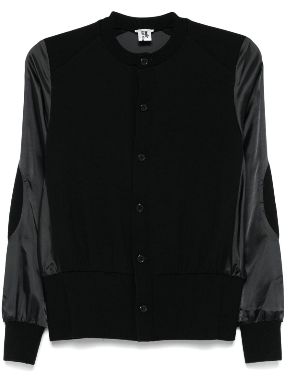 

Noir Kei Ninomiya кардиган со вставками, черный