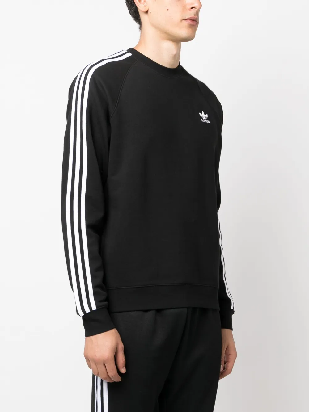 Толстовка с логотипом Adidas, черный — фото 3