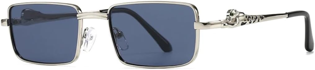 

Солнцезащитные очки с защитой от УФ-излучения UV400 | Тонкая оправа, металлические петли | Линзы ярких цветов для занятий спортом на открытом воздухе и вождения DSVIGF, Blue