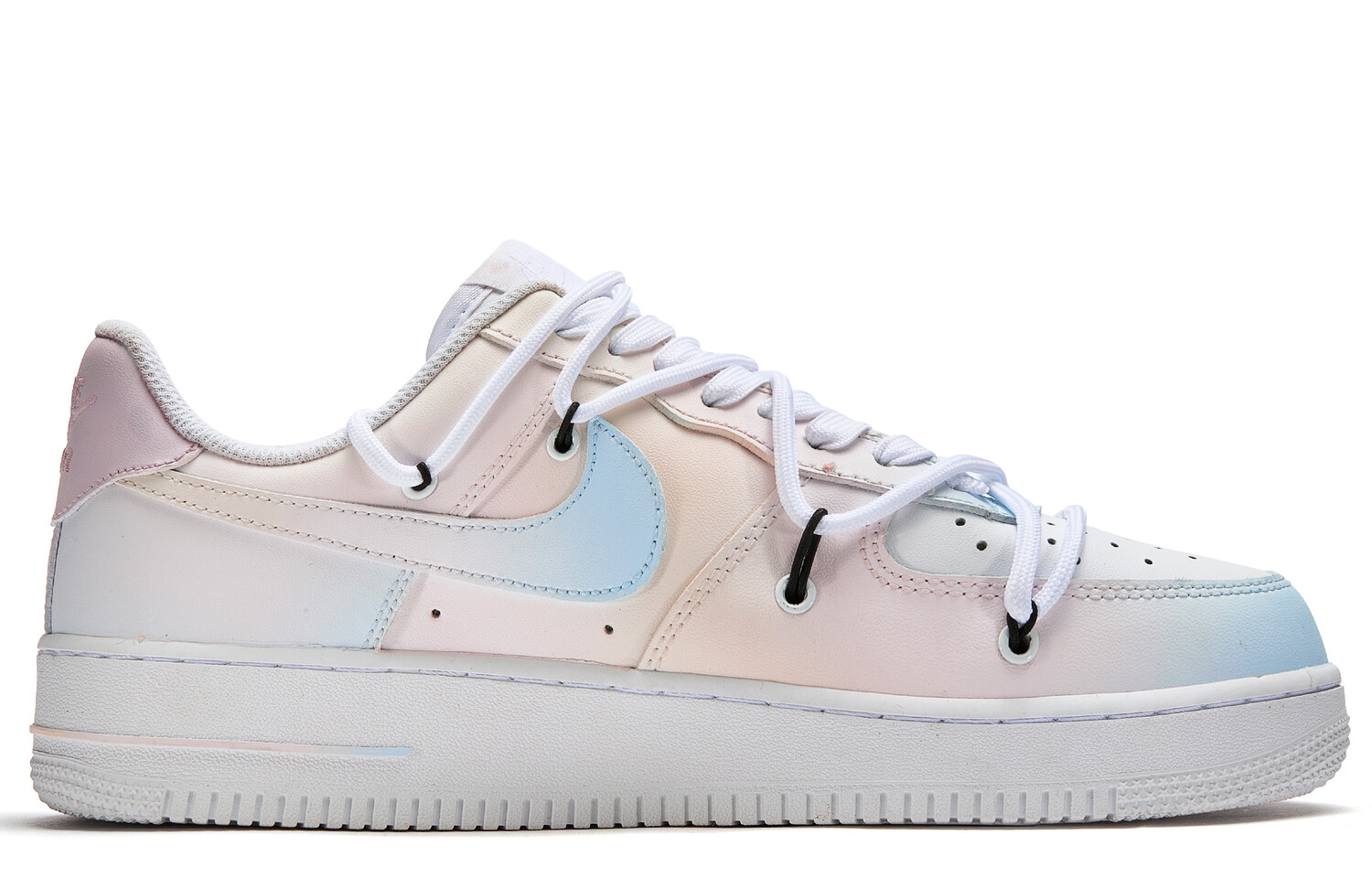 

Кроссовки Nike Air Force 1 Skateboarding Shoes Men Low-top Pink/Blue, розовый