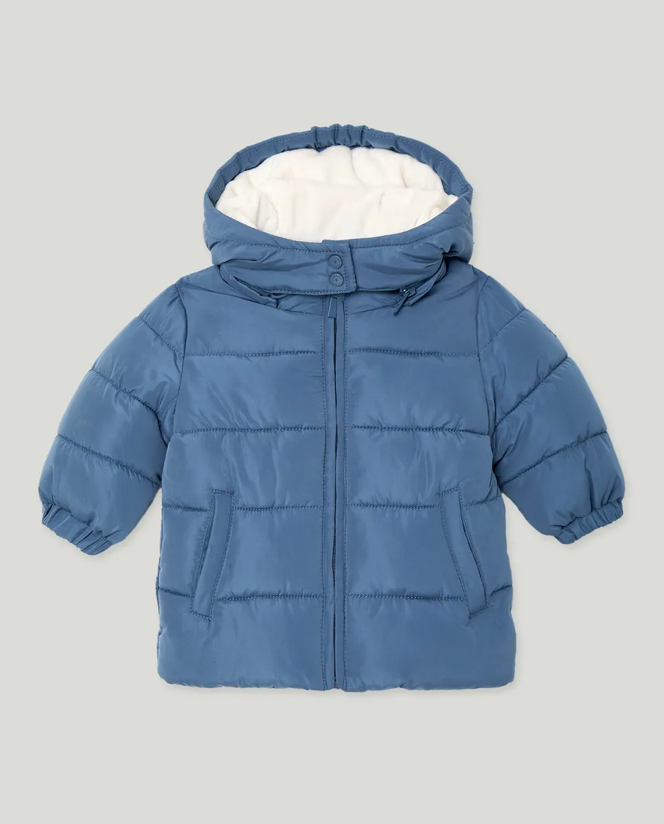 

Детская парка из микрофибры с капюшоном и боковым карманом Coconut El Corte Inglés, темно-синий