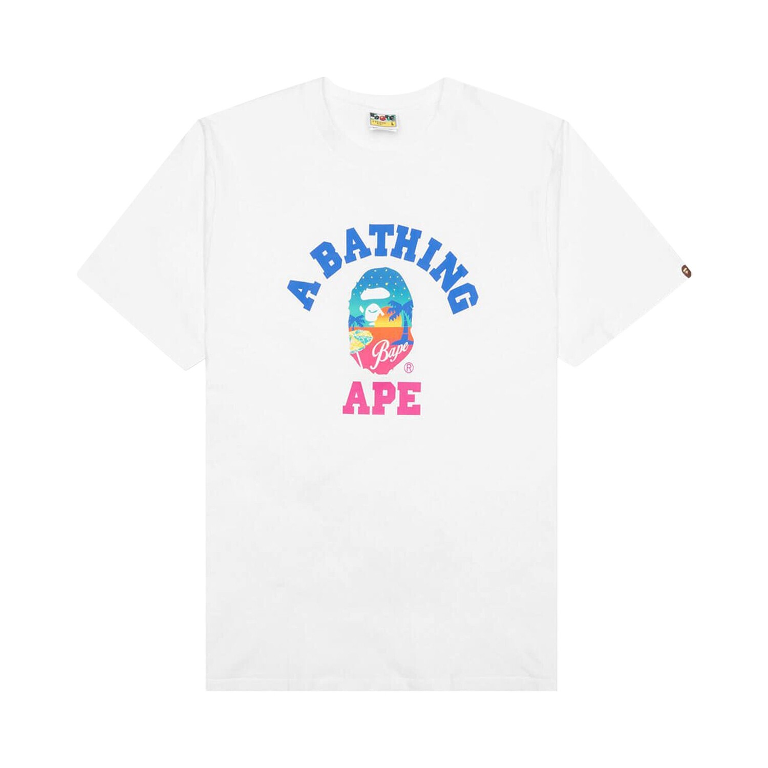 

Пляжная футболка BAPE Sunset, цвет Белый
