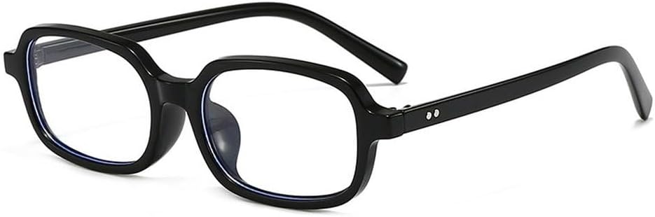 

Женские солнцезащитные очки прямоугольной формы, модные, конфетные оттенки, защита от УФ-излучения UV400, мужские в стиле ретро, ​​заклепки, прозрачная оправа SKFGNX, Glossy Black Clear