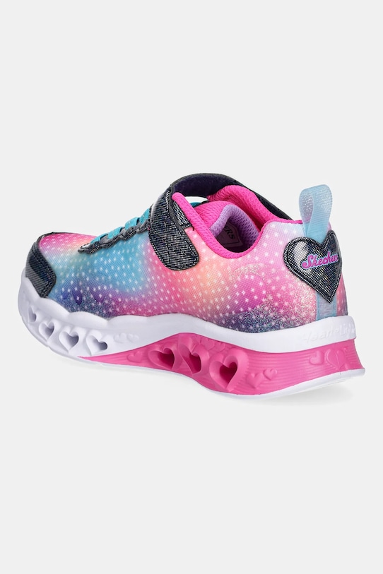 Детские кроссовки Flutter Heart Lights Skechers, розовый — фото 3
