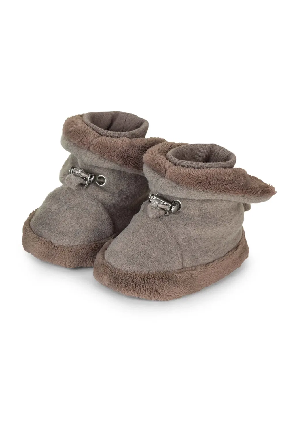 Сапоги из микрофлиса Sterntaler, braun melange