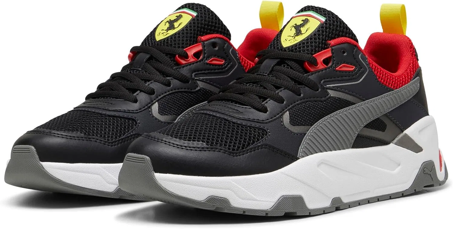 Мужские кроссовки PUMA Ferrari Trinity, Black Rosso Corsa — фото 4
