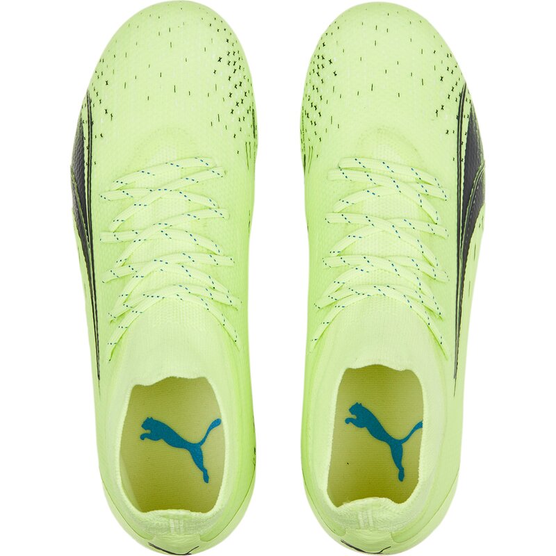 Футбольные бутсы для газона Ultra Pro FG/AG JR Puma, цвет fizzy light-parisian night-blu — фото 3