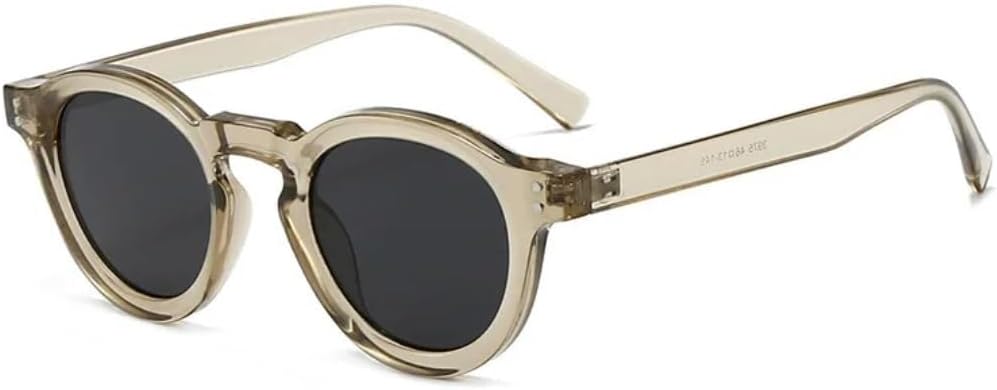 

Солнцезащитные очки с защитой UV400 | Ретро круглые линзы конфетных цветов | для женщин и мужчин, для занятий спортом на открытом воздухе и вождения (черный чай) PNTRBCK, Teablack