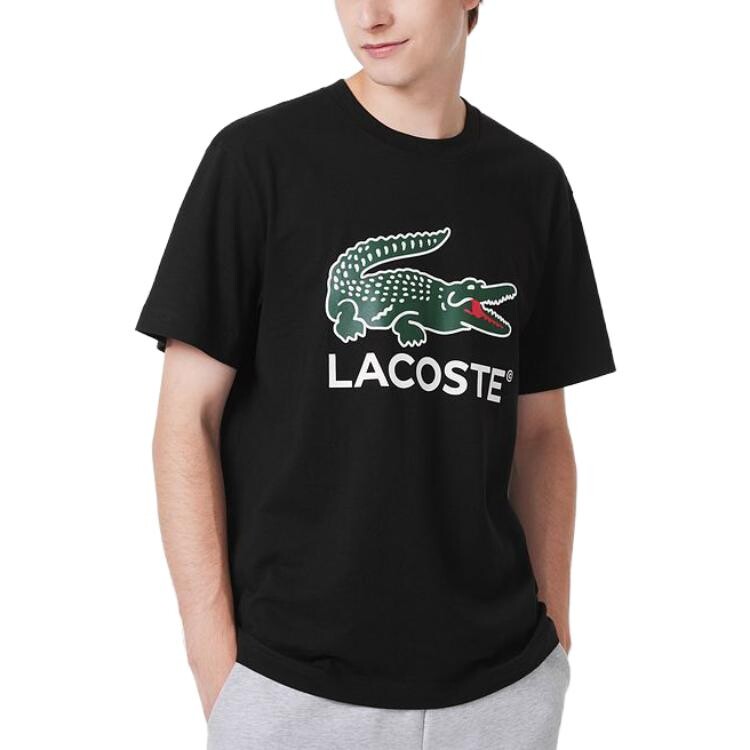 LACOSTE Мужская футболка, цвет 001/White — фото 3