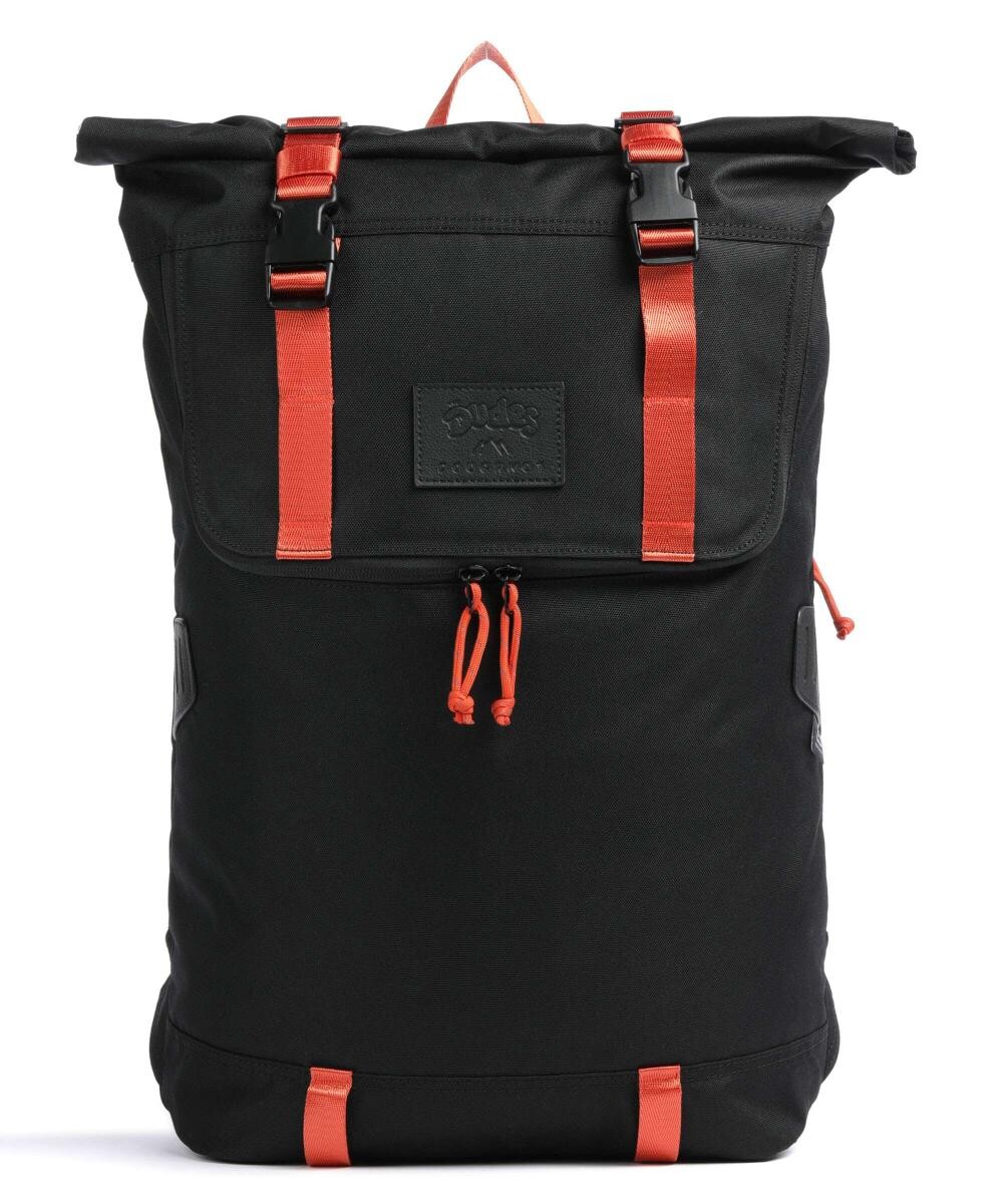 

Рюкзак The Dudes Christopher Dark Rolltop 15 дюймов из переработанного полиэстера Doughnut, черный