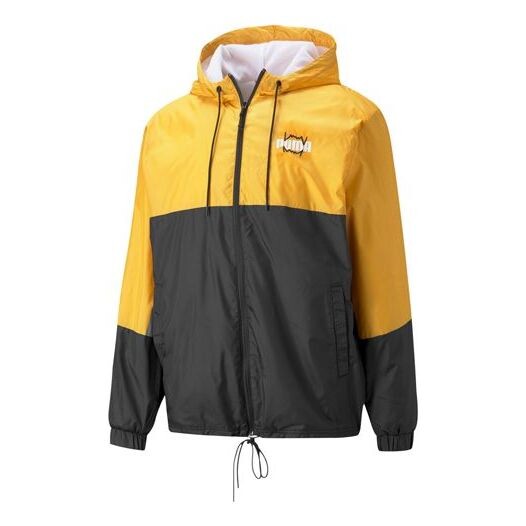 

Куртка mvp windbreaker drawstring hooded woven jacket yellow Puma, желтый