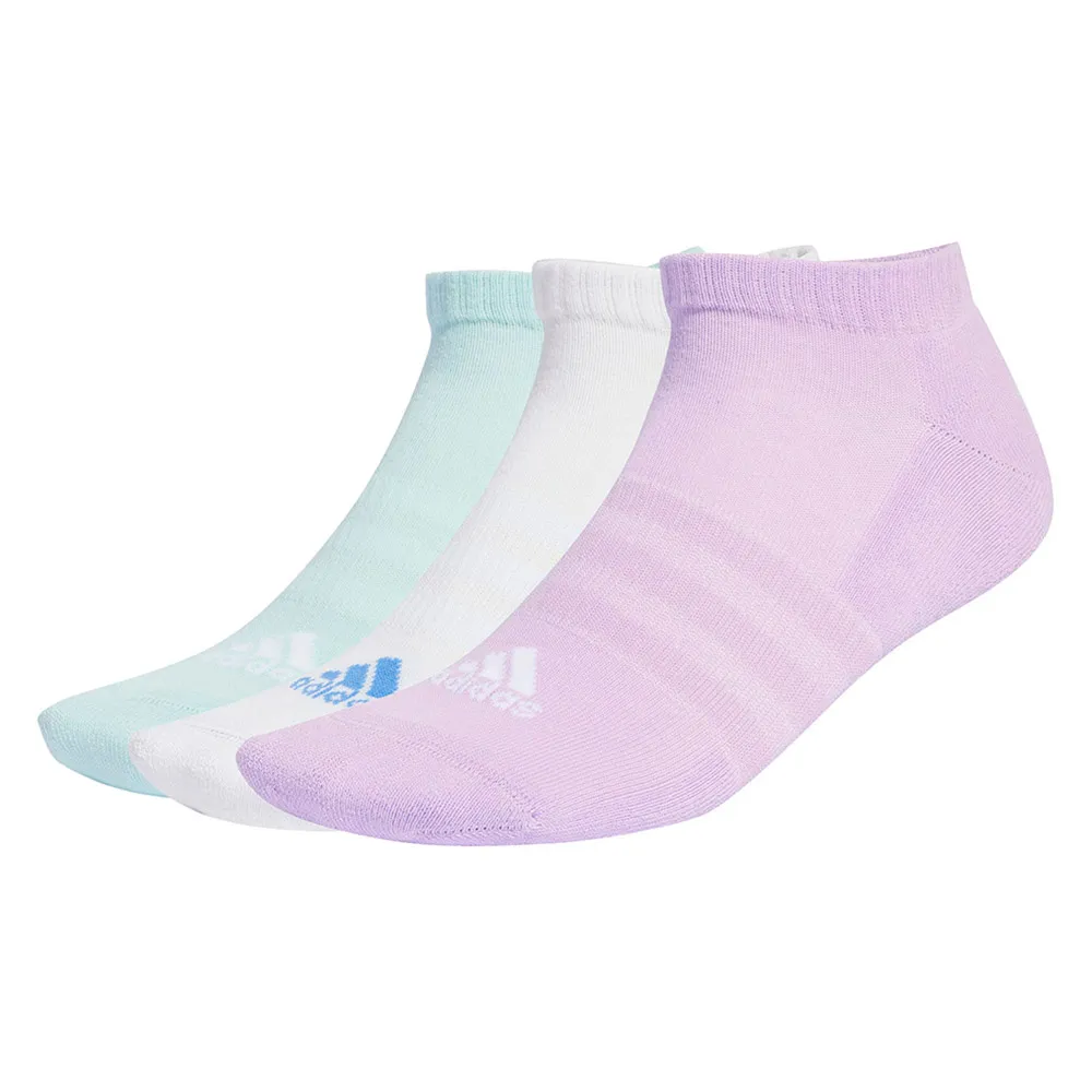 

Носки 3 шт adidas Cushioned Low-Cut no show, разноцветный