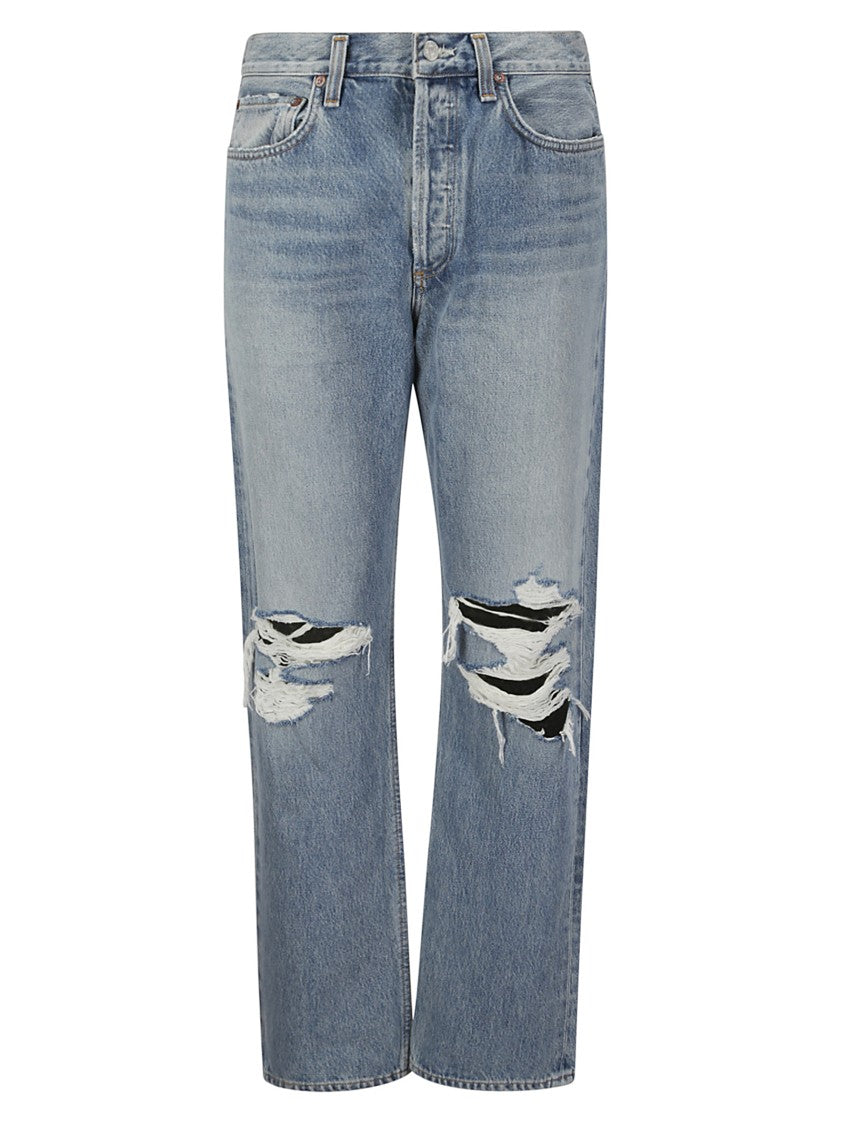 

Джинсы Kelly Jean в Backdrop AGOLDE, синий