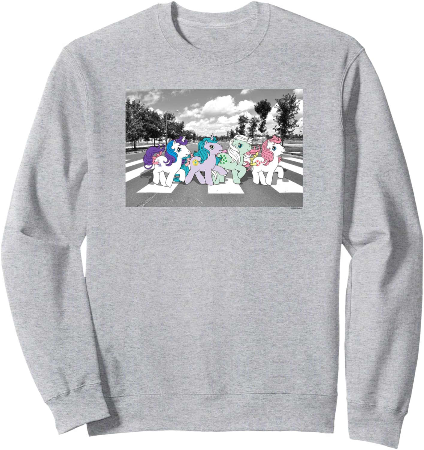 

Ретро-толстовка My Little Pony Original Ponies Crossing Snapshot, серая, Серый, Ретро-толстовка My Little Pony Original Ponies Crossing Snapshot, серая