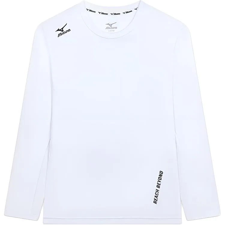 Футболка для детей с круглым вырезом Mizuno, белый