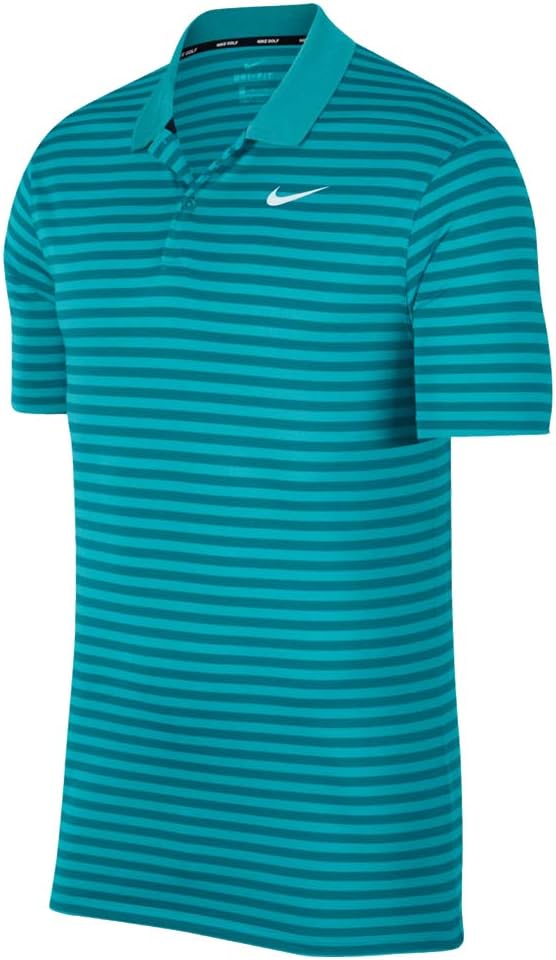 

Мужская сухая рубашка-поло для гольфа NIKE Victory Stripe, Teal