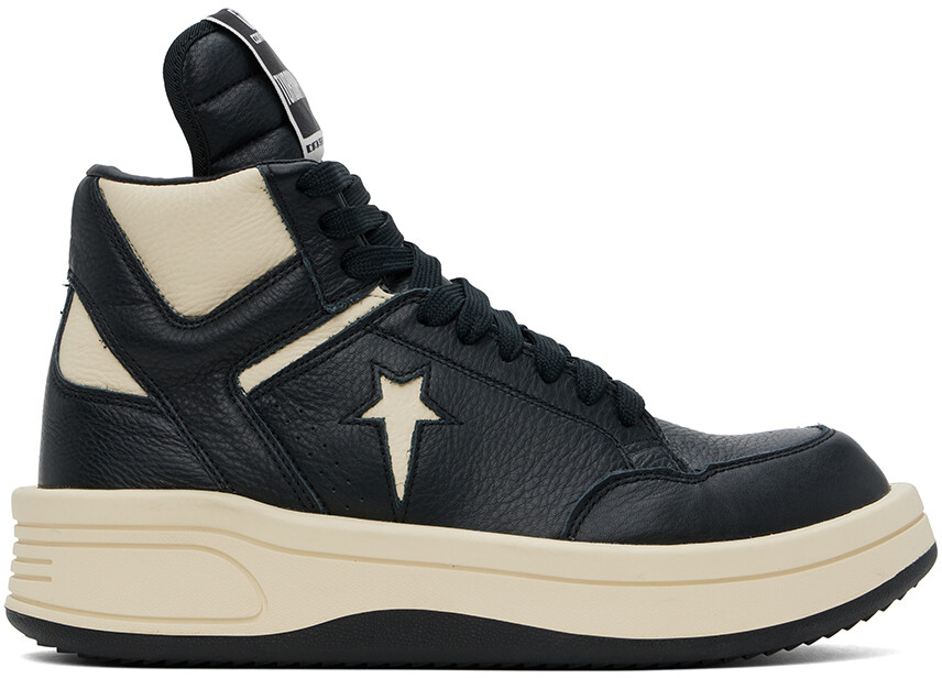 

Черные кеды Converse Edition TURBOWPN Mid Rick Owens DRKSHDW, Black/Natural