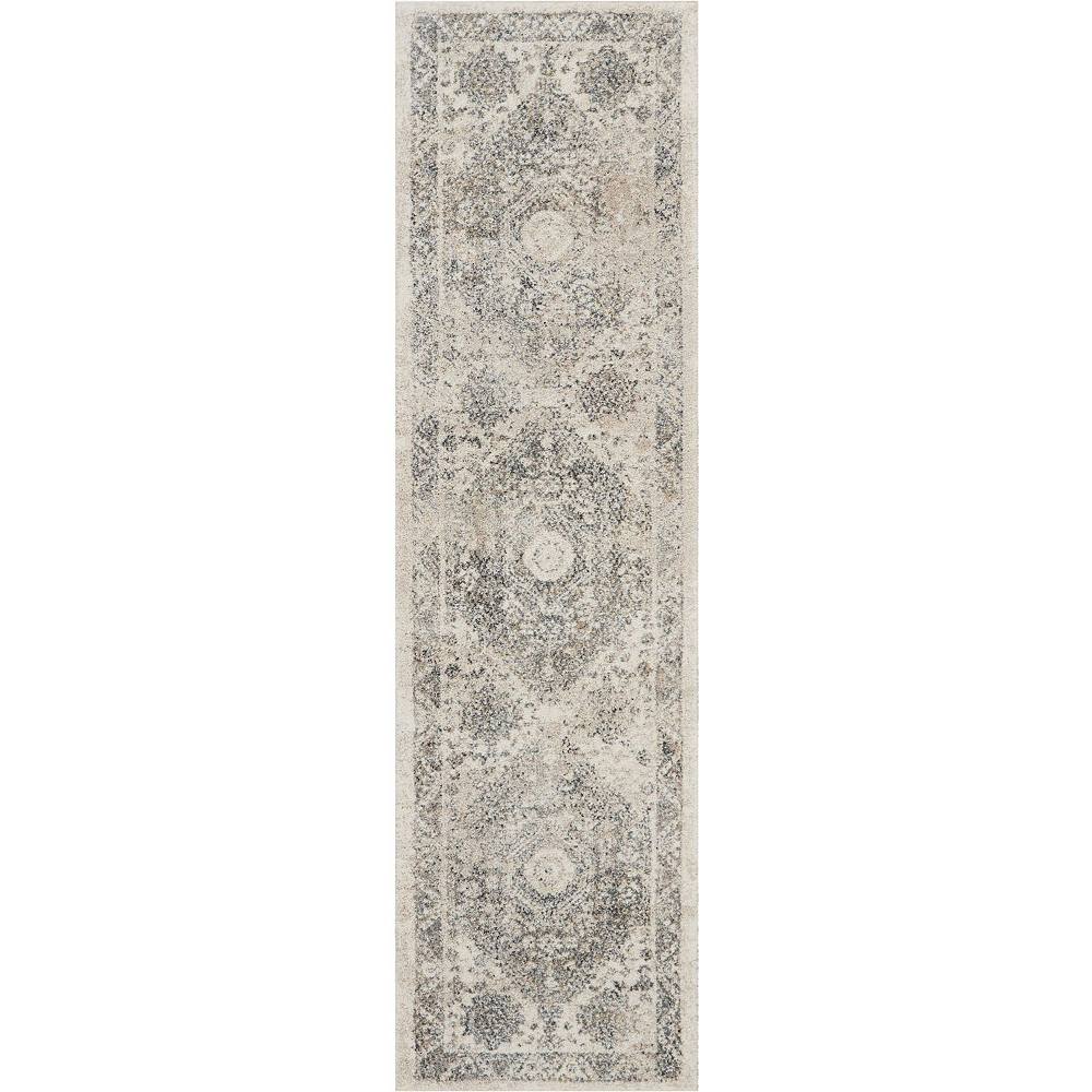 

Коврик для дома Nourison Fusion Boho Medallion RugMarketPlace, цвет Cream Grey