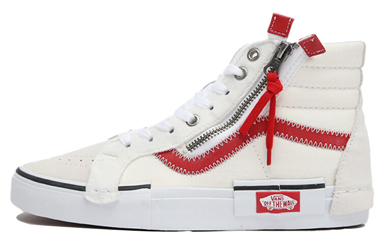 

Кроссовки Vans SK8-HI Reissue Cap Beige/Red, Красный, Кроссовки Vans SK8-HI Reissue Cap Beige/Red