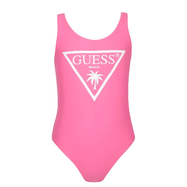 

Цельный купальник Guess, розовый