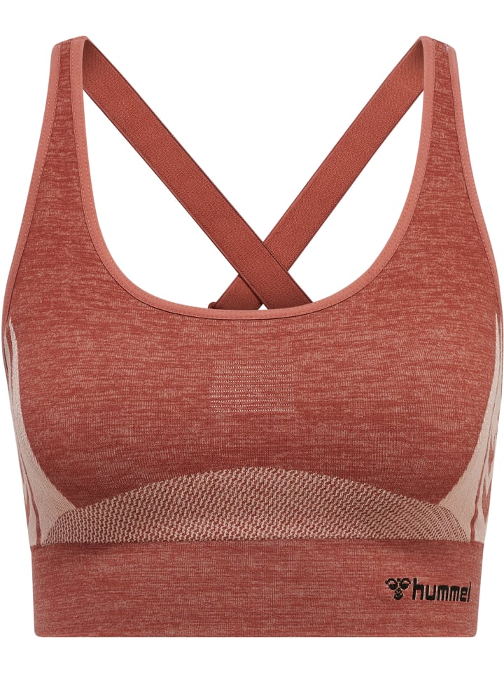 

Спортивный бюстгальтер Hummel Sports Top Hmlclea Yoga Damen, цвет WITHERED ROSE/ROSE TAN MELANGE