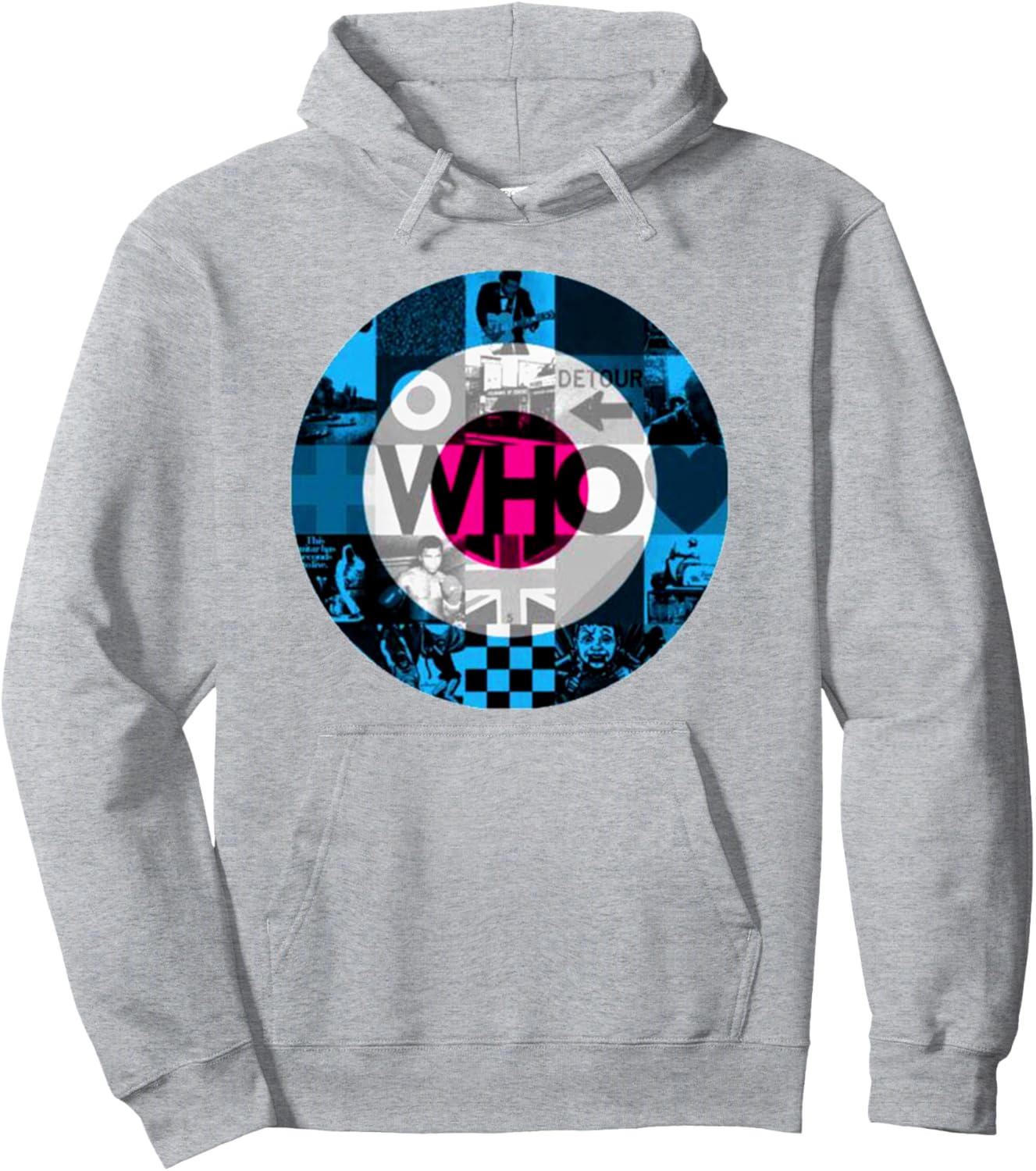 

Официальная обложка альбома The Who 2019 года. Худи Target, серая, Серый, Официальная обложка альбома The Who 2019 года. Худи Target, серая