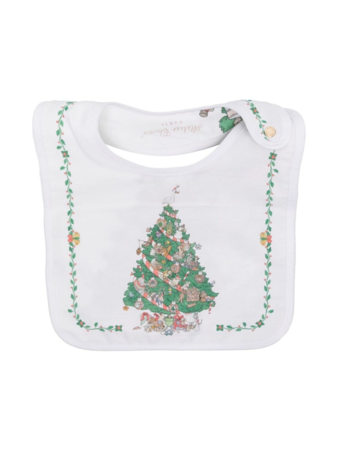 

Atelier Choux нагрудник Christmas, белый