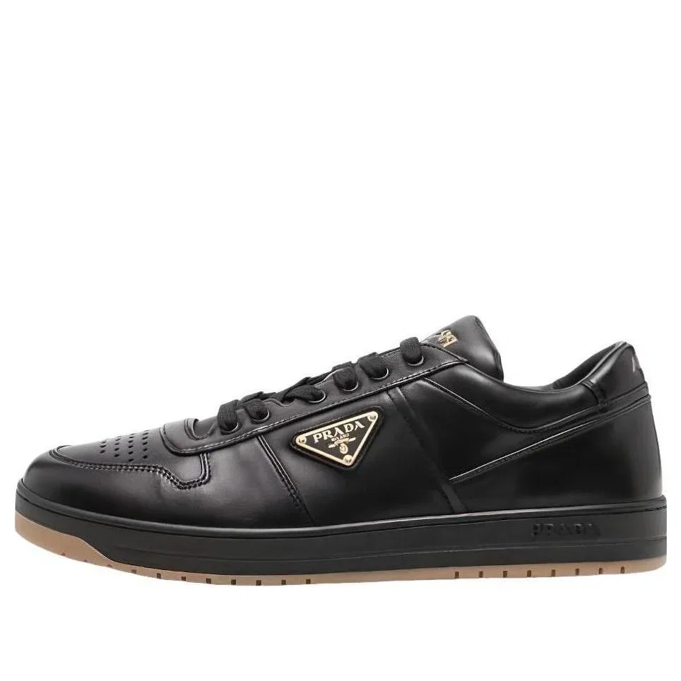 Кроссовки PRADA SS26 Downtown из кожи наппа, цвет «черный» 2EE364-038-F0633