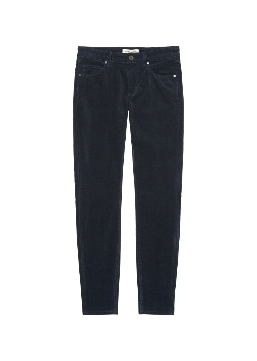 

Тканевые брюки Marc O'Polo Slim fit Pants Lulea, темно-синий