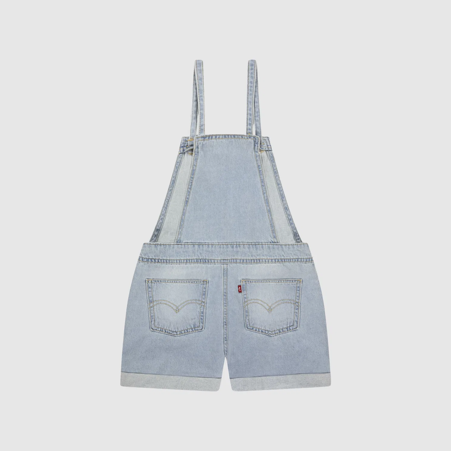 Комбинезон с узлом на бретелях для девочек 7-16 лет Levi's, Light Wash — фото 2