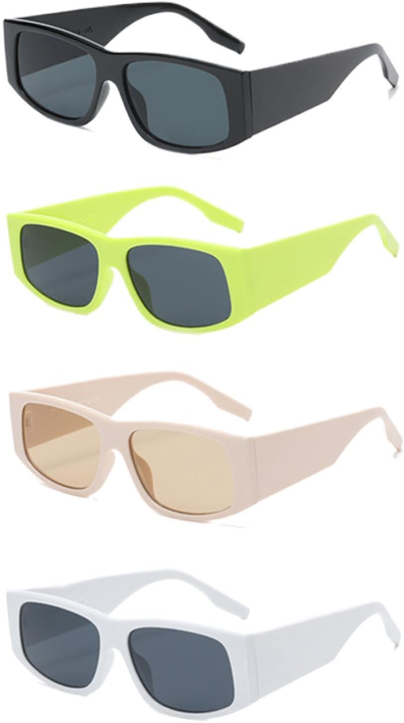 

Солнцезащитные очки с защитой от УФ-излучения UV400 | Маленькая оправа, разноцветные | Для женщин и мужчин, для занятий спортом на открытом воздухе и вождения DSVIGF, 4pcs Z09