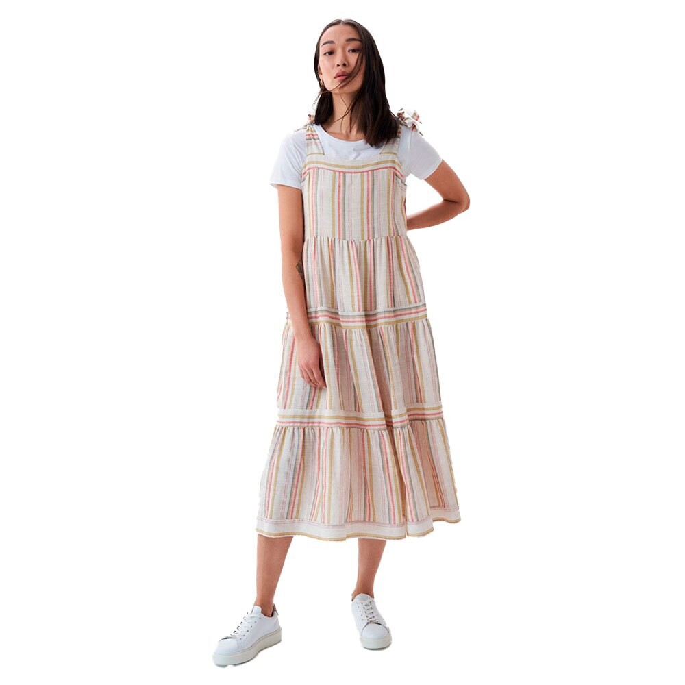 

Платье миди Salsa Jeans Flowing Sleeveless, белый