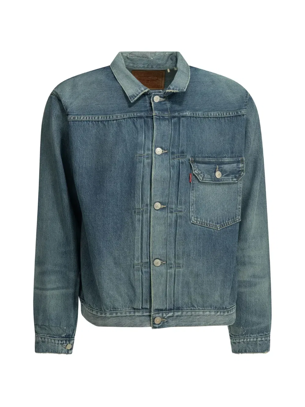 Плиссированная джинсовая куртка образца 1936 года Levi's, синий