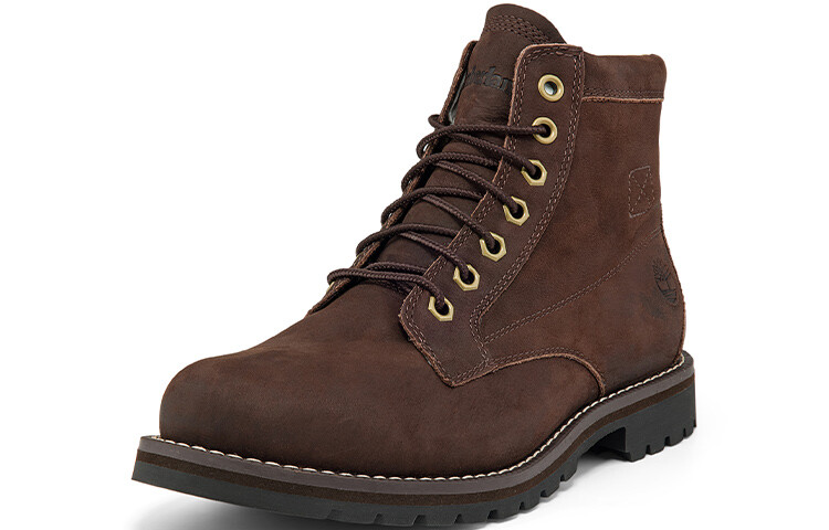 Мужские ботинки Timberland повседневные с логотипом, коричневый — фото 3