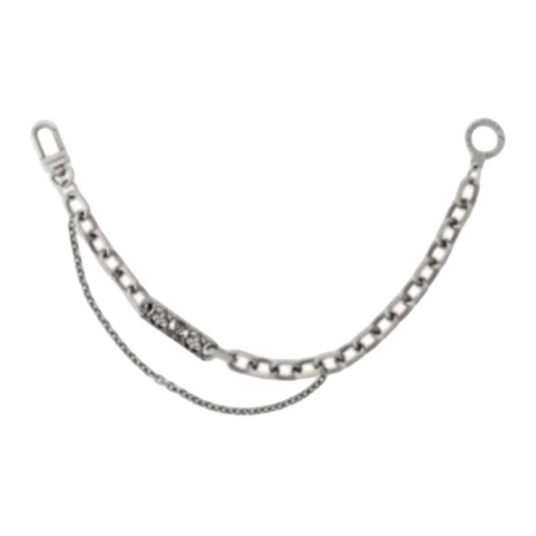 

LOUIS VUITTON Цепной пояс с логотипом, Palladium-Colored