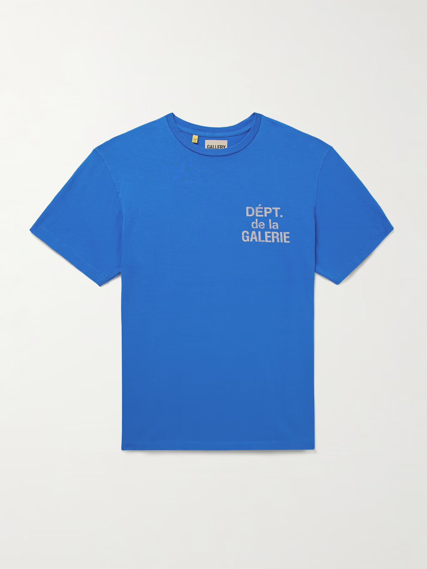 

Футболка из хлопкового джерси с французским логотипом GALLERY DEPT., синий