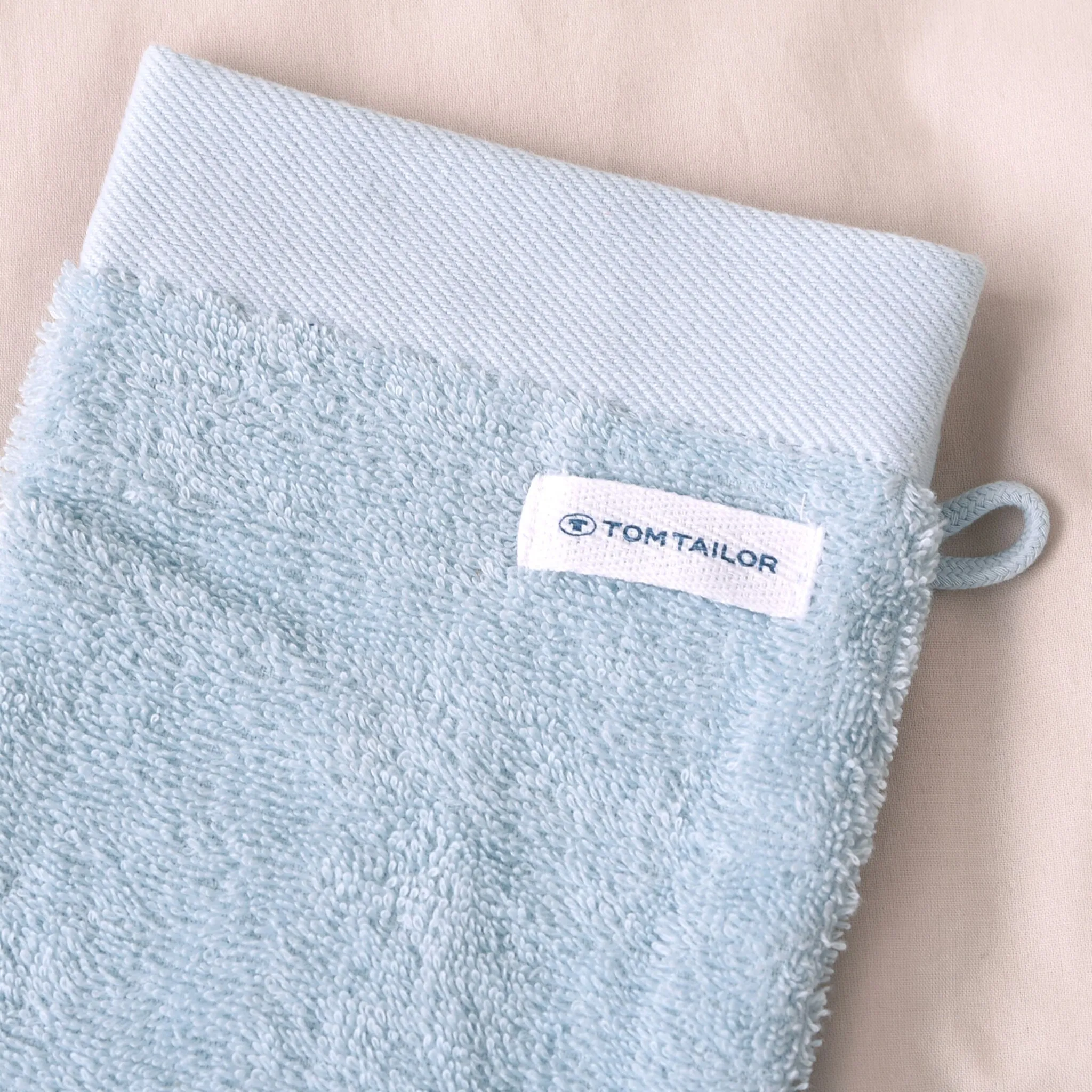 TOM TAILOR HOME Рукавица для мытья «COLOR BATH Рукавица» (6 шт., набор из 6 рукавиц для мытья 16 х 21 см), цвет Sky Blue — фото 2