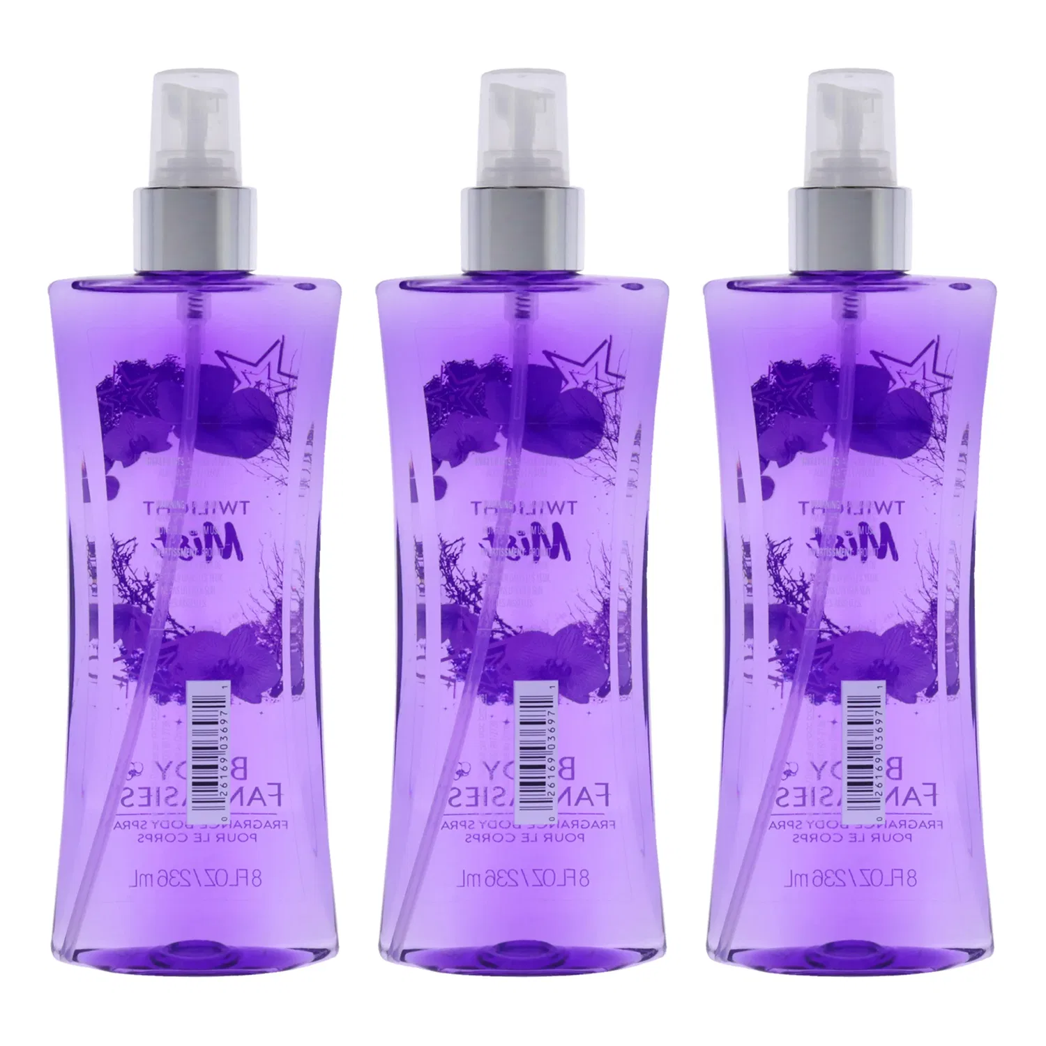 Ароматизированный спрей для тела Signature Twilight Mist от Body Fantasies для женщин - 237 мл - упаковка из 3 штук, 8.0 Oz — фото 2