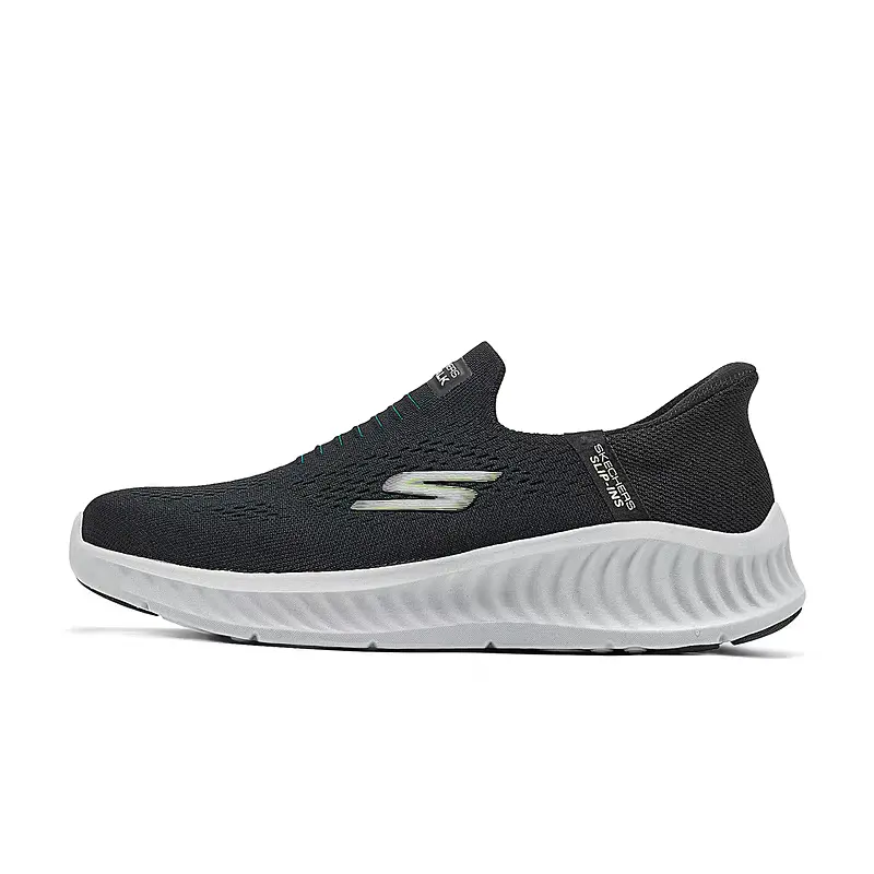 

Skechers Мужские повседневные кроссовки GO WALK, прочные, дышащие, низкие, черные