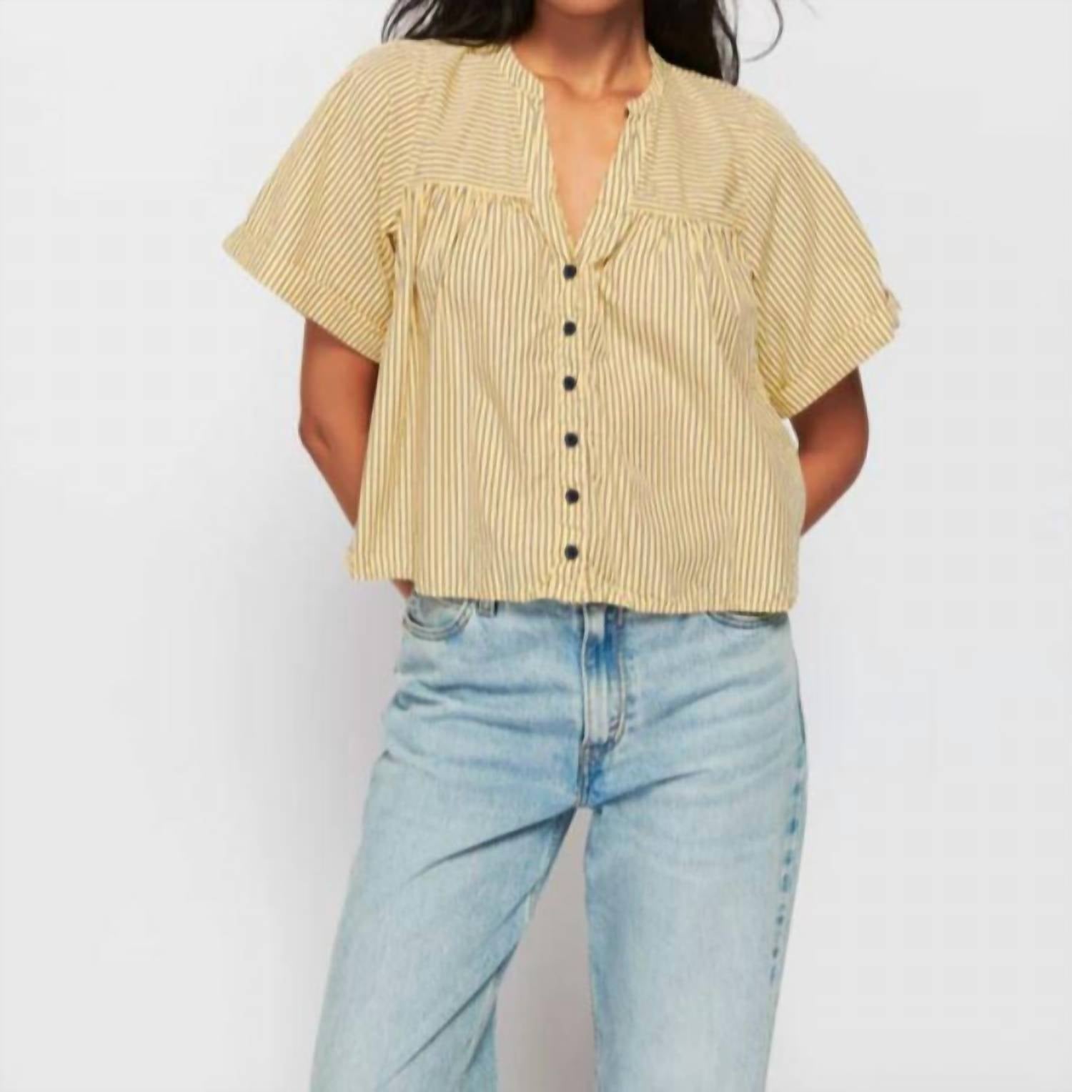 

Блуза Filippa Swingy желтого цвета Nation LTD