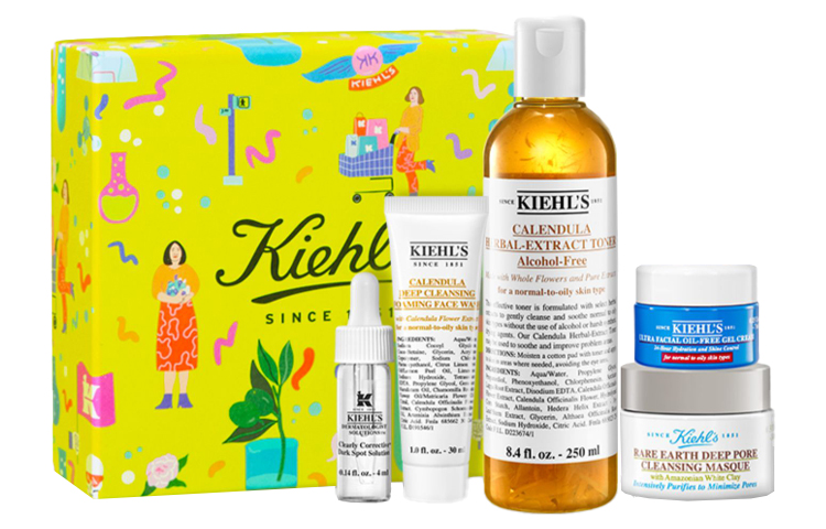 

Keyanshi набор для ухода за кожей с календулой для контроля жира light stamp box увлажняющий и гидратирующий пятипредметный набор для контроля жира Kiehl's