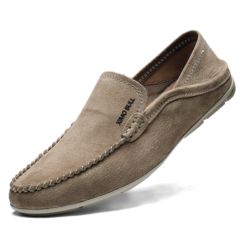 XIMO BULL Мужские повседневные кеды низкие хаки, цвет Khaki — фото 4