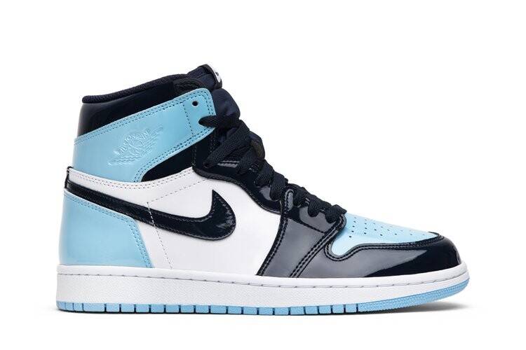 Кроссовки Air Jordan Wmns Air Jordan 1 Retro High OG 'Blue Chill', синий
