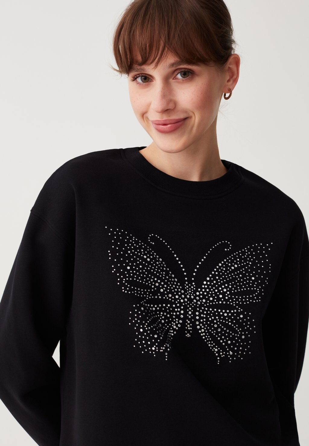 

Толстовка WITH ROUND NECK B.ANGEL, черный