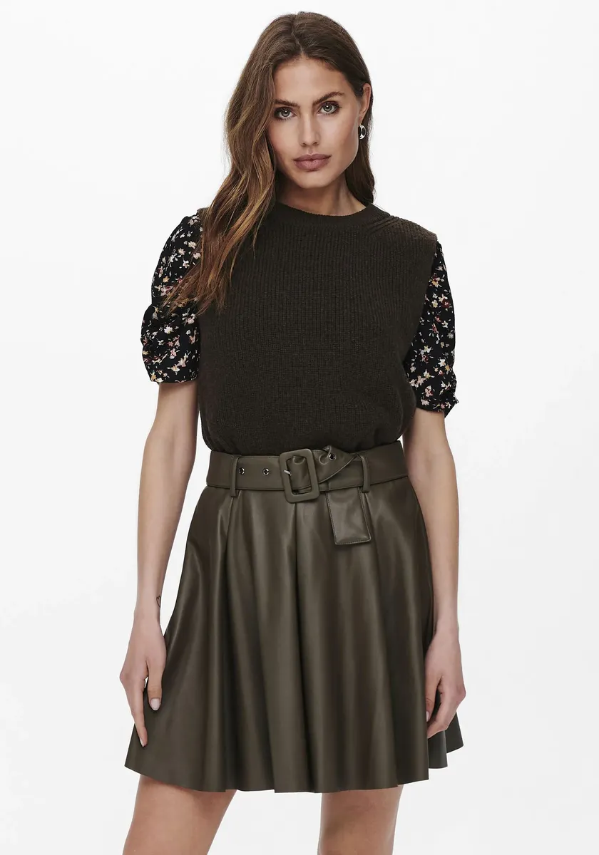 

Only жилет-свитер "ONLPARIS SUPER VEST KNT NOOS", цвет Mulch Melange
