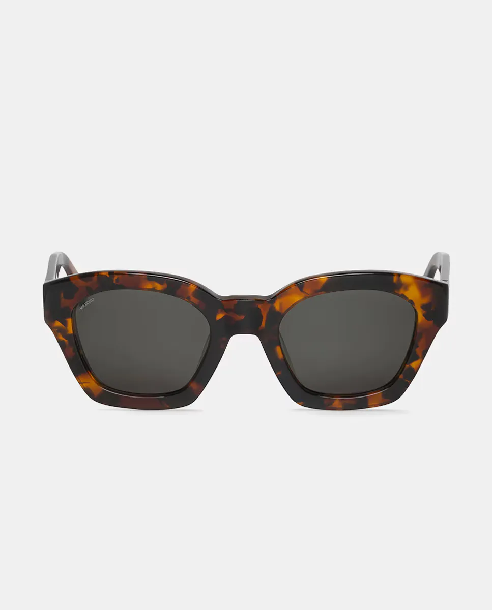 

Женские квадратные солнцезащитные очки из ацетата Mr. Boho, коричневый