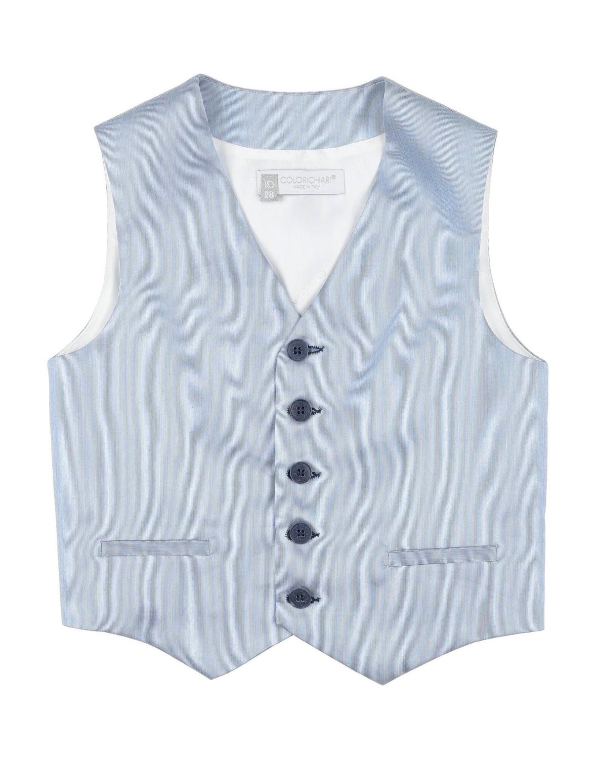 

Жилет для мальчиков Colorichiari, небесно-голубой