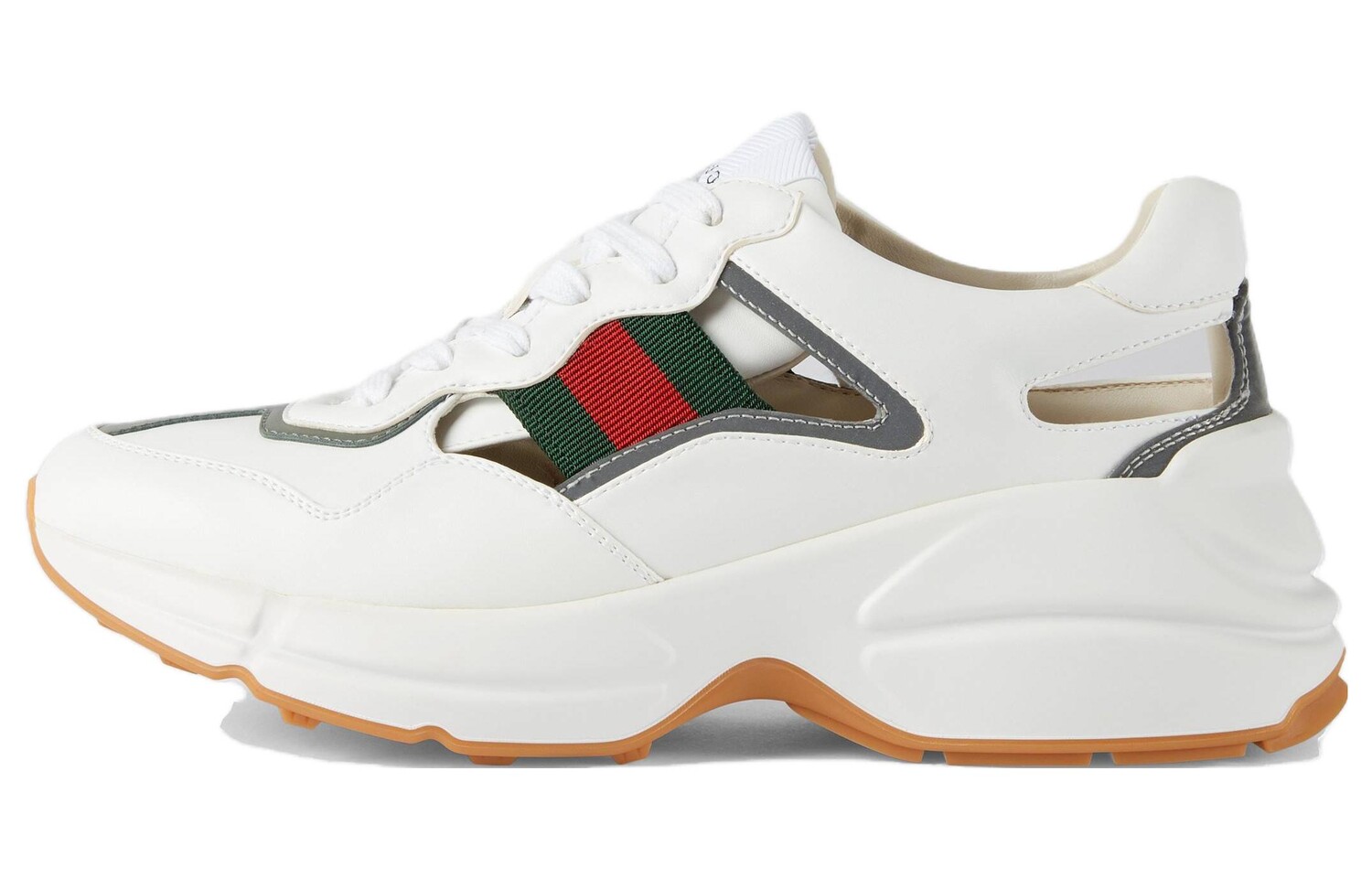 Кроссовки GUCCI Rython Cut Out White Women's