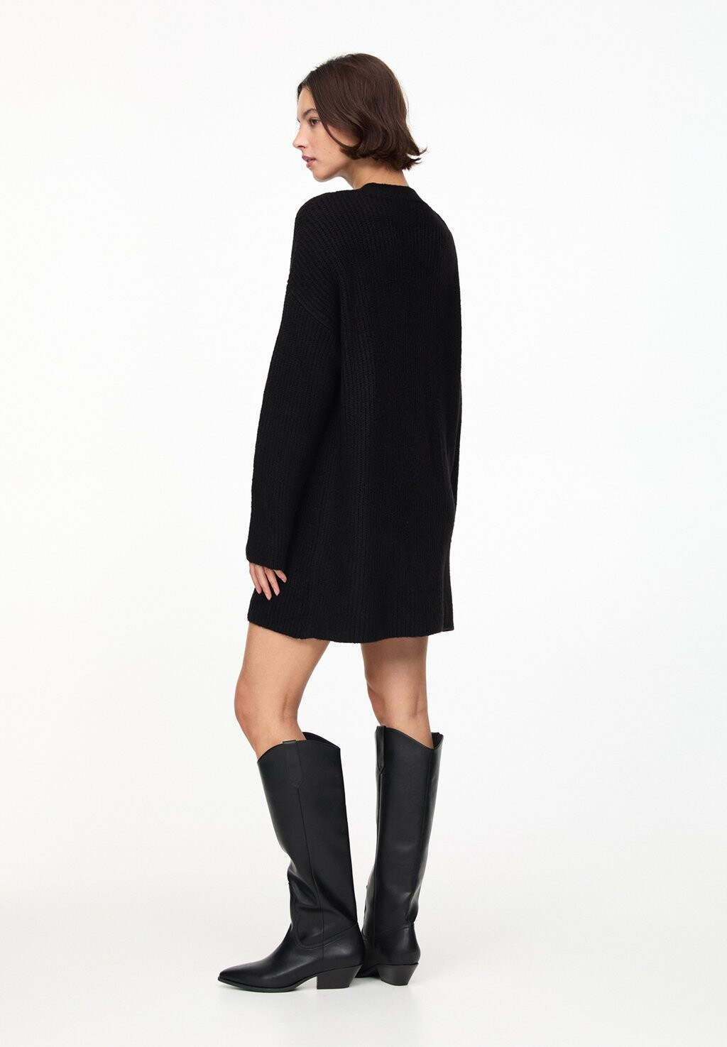 

Платье-джемпер PULL&BEAR, черный